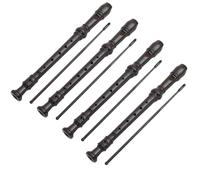 Bosiyrggrl Coffee Color ABS Recorder Treble 8-Hole Musical Instrument Flute Children Adult Beginners Entry-Level Flute Instrument