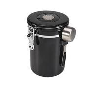 Bosiyrggrl Coffee Jar Airtight 500G Beans,1.8L Beans Container,Vacuum Coffee Box with Spoon Storage Jar for Coffee Powder,Tea,Cocoa