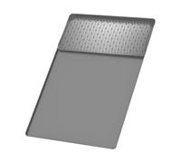 Bosiyrggrl Coffee Maker Mat for Countertops 15.75x23.6In Coffee Bar Mat with Detachable Dish Drying Mat Raised Spill Proof Edges B
