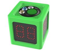 Bosiyrggrl Cube Timer 1.4in 4 Sided for Chess and Card Competition Countdown Timer Digital Shot Countdown Stopwatch Green