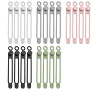Bosiyrggrl Data Cable Organizer, Upgrade Silicone Cable Ties Reusable Cable Management Organizer, Elastic Cord Organizer