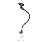 Bosiyrggrl Desktop Microphone Stand Gooseneck Universal Hose 360 Degree Flexible Function Live Microphone Stand