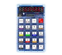 Bosiyrggrl DIY Calculators Kits LED Digital Tube 51 Microcontroller Control DIY Soldering Projects Red