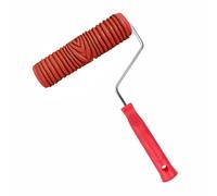 Bosiyrggrl DIY Paint Texture Pigment Printing Wall Painting Roller Wood Grain Paint Printing Art Paint Roller Brush with Handle