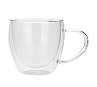 Bosiyrggrl Double Wall Glass TeaCup Transparent Coffee Milk Water Mug High Borosilicate Teaware Drinkware Kitchen 250ml