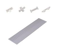 Bosiyrggrl Dust Panel Suitable for Finishing Shelves of Various Small Items Adjustable Drawer Sorting Box with Fixing Buckle A
