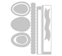 Bosiyrggrl Easter Egg Box Metal Cutting Dies Data Slimline Essentials Scrapbooking Stencil for DIY Handmade Card Crafts