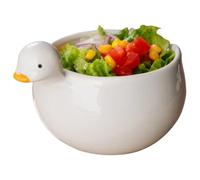 Bosiyrggrl Egg Beater Bowl Shaped Duck Ceramic A Kitchen Utensil Designed for Stirring and Collecting Runny Eggs