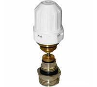 Bosiyrggrl Floor Heating Valve Core Set in Brass with Automatic Spring Return Needle Valve, for M30 X 1.5 Thermostatic