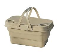 Bosiyrggrl Foldable Storage Basket Set, Wilderness Sailor Picnic Basket, Compact Camping Box for Outdoor Picnics A