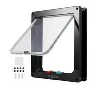 Bosiyrggrl For Cat& Puppy Safety Gate Flap ABS Plastic Dog for Cat Flap Door XL Size