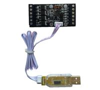 Bosiyrggrl FX1N-10MT PLC Industrial Control Board Transistor Output 6 in 4 Out DC10-28V Power Supply with Program Cable