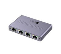 Bosiyrggrl Gigabit Ethernet Internet Splitter 1 to 4 Port 1000Mbps RJ45 LAN for Computer/Hub Switch/Router Digital TV
