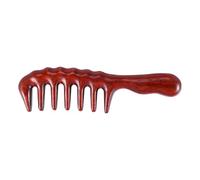 Bosiyrggrl Hair Comb for Detangling - Wide Tooth Wood Comb for Curly Hair - No Static Natural Wooden Sandalwood Comb