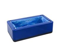 Bosiyrggrl Hand-Free Automatic Shoe Cover Dispenser 100Pcs Disposable Shoe Covers for Home Office Shoe Cover Machines C