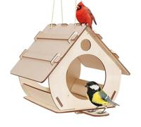 Bosiyrggrl Hanging Bird Feeder DIY Assembled Garden Decoration Outdoor Indoor Bird Cage Garden Pendant Bird House