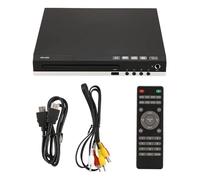 Bosiyrggrl HD 1080p CD/EVD/VCD DVD Player Outputs Home Digital Media Player with USB and Microphone Ports UK PLUG