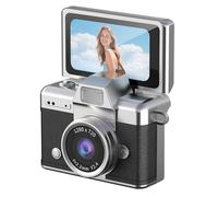 Bosiyrggrl HD Pocket Camcorder Flip Screen Digital Camera 1.47" Mini Keychain Camera CCD for Kids Adults Gift for Birthdays Black