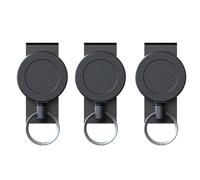 Bosiyrggrl Heavy Duty Retractable Keychain with Belt Clip, 360° Retractable Keychain Heavy Duty with Wire Rope and Key Ring