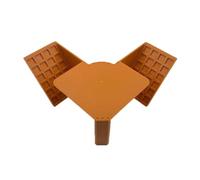 Bosiyrggrl Hermit Crab Underground Tunnel Cave Corner,Hermit Crab Climbing Tank Decor Hide Hideout,Habitat Hideaway Decoration