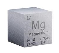 Bosiyrggrl High Density Elements Cube Pure Metal for Elements Collections Lab Experiment Material
