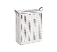 Bosiyrggrl Household Folding Dirty Laundry Basket Bathroom Laundry Basket Dirty Clothes Can Be Portable and Movable 37.5x22x45.5cm