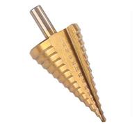 Bosiyrggrl HSS Step Cone Drill Bit - 4-42Mm 14 Sizes Round Shank Hole Cutter Tool High Speed Steel