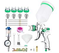 Bosiyrggrl HVLP Sprayer Paint 1.4/1.7/2.0/2.5mm Home Cordless Air Sprayer Paint Portable Car Paint Sprayer Kit Air Tools