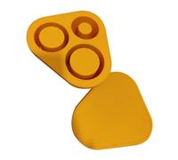 Bosiyrggrl Ice-Cube Tray with Lid for 30 40Oz Tumblers 3 Hollow Cylinder Ice-Cube Molds for Mug Reusable Ice-Cube Tray for Drinks, Easy Install C