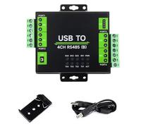 Bosiyrggrl Industrial Isolated USB to 4Ch RS485 Converter (B) 26545 CH344L Chip, Multi Protection Circuits, Multi Systems Support