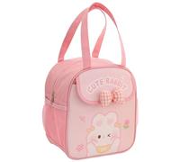 Bosiyrggrl Kawaii Lunch Bag for Cute Lunch Box Bag Insulated Bag Reusable Tote Bag for Hot or Cold Work Pink Easy to Use
