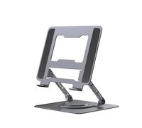 Bosiyrggrl Laptop Stand Adjustable Tablet Stand Aluminum Alloy Rotating Bracket Cooling Bracket Support Gray 1 PCS