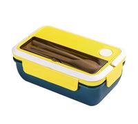 Bosiyrggrl Large Capacity Student Lunch Box Korean Lunch Box Lunch Box Sealed -Keeping Box Yellow