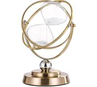 Bosiyrggrl Large Metal 720° Rotating Hourglass Sand Timer, 60 Minutes, for Desk Home Gift B