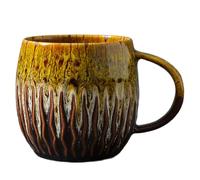 Bosiyrggrl Large Tea Mug-Coffee Mug-Handcrafted Look Ceramic Cup, Microwave& Dishwasher Safe D