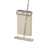Bosiyrggrl Lazy Mop Hand Wash-Free Household Scratch-Off Labor-Saving Mop Wet and Dry Mop Bucket Set, Easy Install Easy to Use B