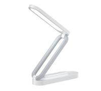 Bosiyrggrl LED Desk Lamp Rechargeable, Portable, Foldable with 3 Brightness Settings Small Desk Lamp- Ideal for & Home White