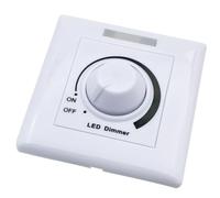 Bosiyrggrl LED Dimmer Switch Adjustable Brightness 86 Type Wall Light Rotary Knob Controller LED Light Strips