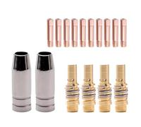 Bosiyrggrl MB-15AK MIG Welding Contact Tip 15AK 0.8mm Protective Nozzle for Rilon Riland Jasic Welding Supplies Kit