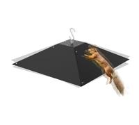 Bosiyrggrl Metal Squirrel Baffle Hanging Squirrel Proof Baffle for Bird Feeder Weather- Squirrel Guard for Outdoor Hanging