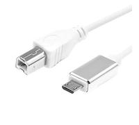 Bosiyrggrl Midi USB Type B To Micro-USB Cable Connector Cable, Adapter Cable, Piano Audio Cable