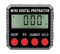 Bosiyrggrl Mini Digital Electronic Protractor Inclinometer Magnetic Base Angle Gauge for Woodworking and Construction Leveling Tool