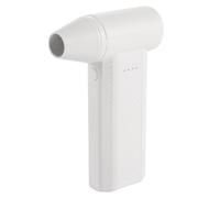 Bosiyrggrl Mini Fan Portable Handhold Air Duster 4 Levels Adjustable for Keyboard and Car Cleaning Hair Dry White