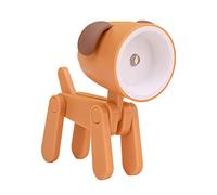 Bosiyrggrl Mini Night Light LED Adjustable Desk Book Light Cute Pet Light Eye Protection Table Lamp Home Room Decor,Dog Orange