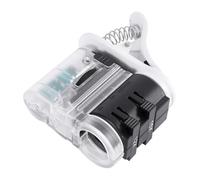 Bosiyrggrl Mobile Phone Clip Microscope Banknote Detection LED UV Light Magnifying Glass Microscope forJewelry Appraisal