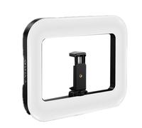 Bosiyrggrl Mobile Phone Live Broadcast 20W Tricolor Handheld Ring LED Rechargeable Fill Light Portable Desktop Selfie Light Handheld