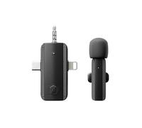 Bosiyrggrl Mobile Phone Live Broadcast Microphone,Wireless Clip Microphone,Suitable for Recording and Short Video One to One
