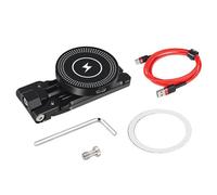 Bosiyrggrl Multifunctional Magnetic Wireless Charging Photography Stand Folding Quick Release Tripod Handheld Selfie Phone Holder Easy to Use,B