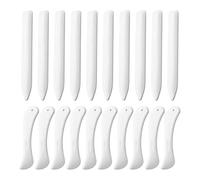 Bosiyrggrl Multipurpose 20 Pcs Plastic Bone Folder Tools for Card Making, Leather Work, and Bookbinding Projects