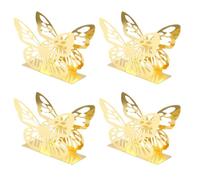 Bosiyrggrl Paper Towel Holder, Suitable for Restaurant Hotel Cafe, Dining Table Vertical Square Towel Holder Base Gold